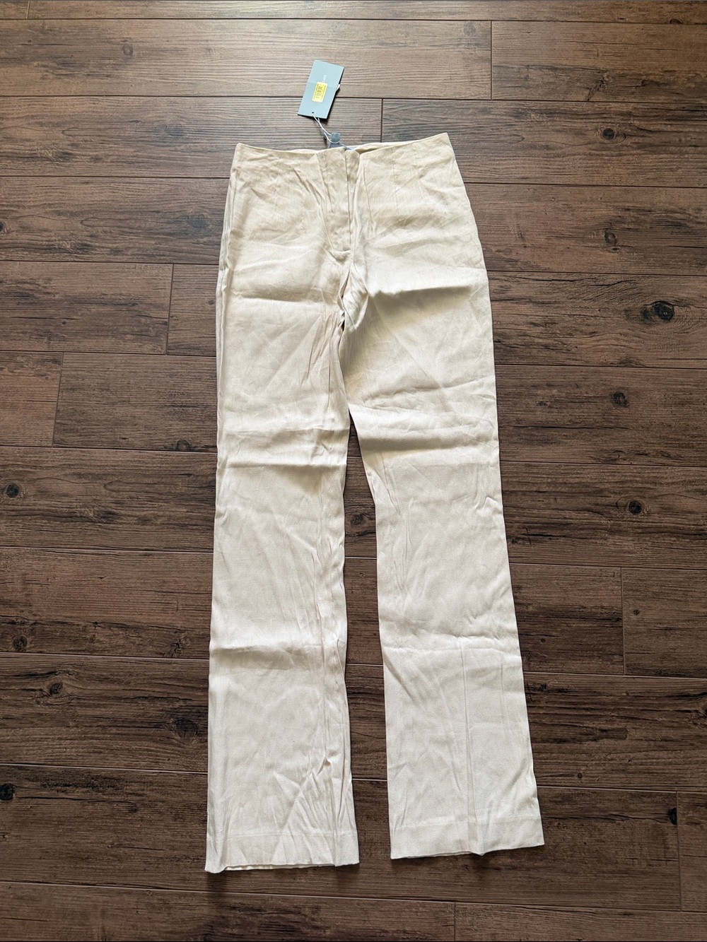 Vince Camuto Cream Boot Cut Flare Pants